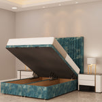 Dusk Panel Ottoman Bed Open up - D Sleep