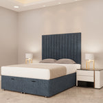 Huxley Panel Ottoman Bed Right - D Sleep