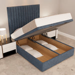 Huxley Panel Ottoman Bed Open up - D Sleep