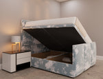 Ziva Panel Ottoman Bed Open up - D Sleep