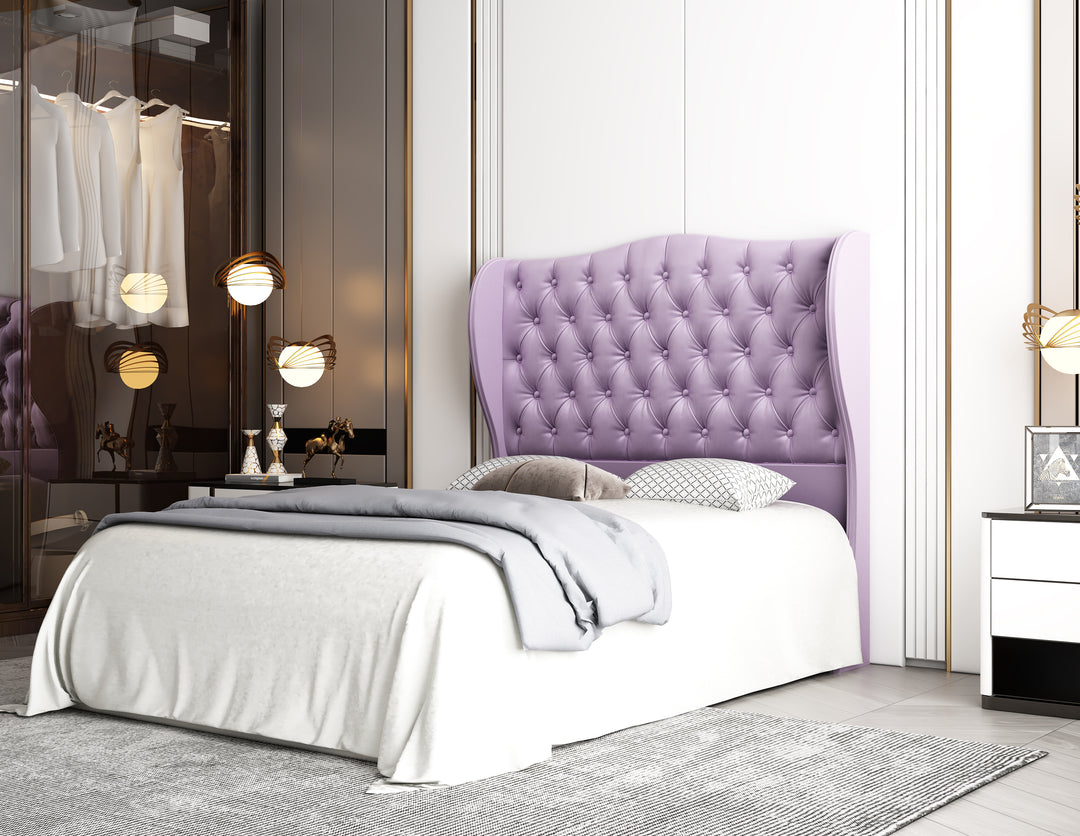 Isabelle Wing Headboard Bed - D Sleep