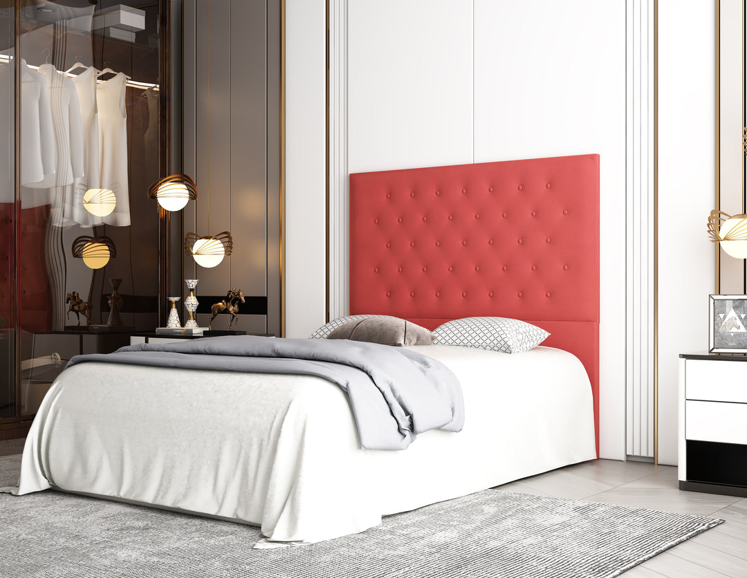 Myla Buttoned Headboard Bed - D Sleep